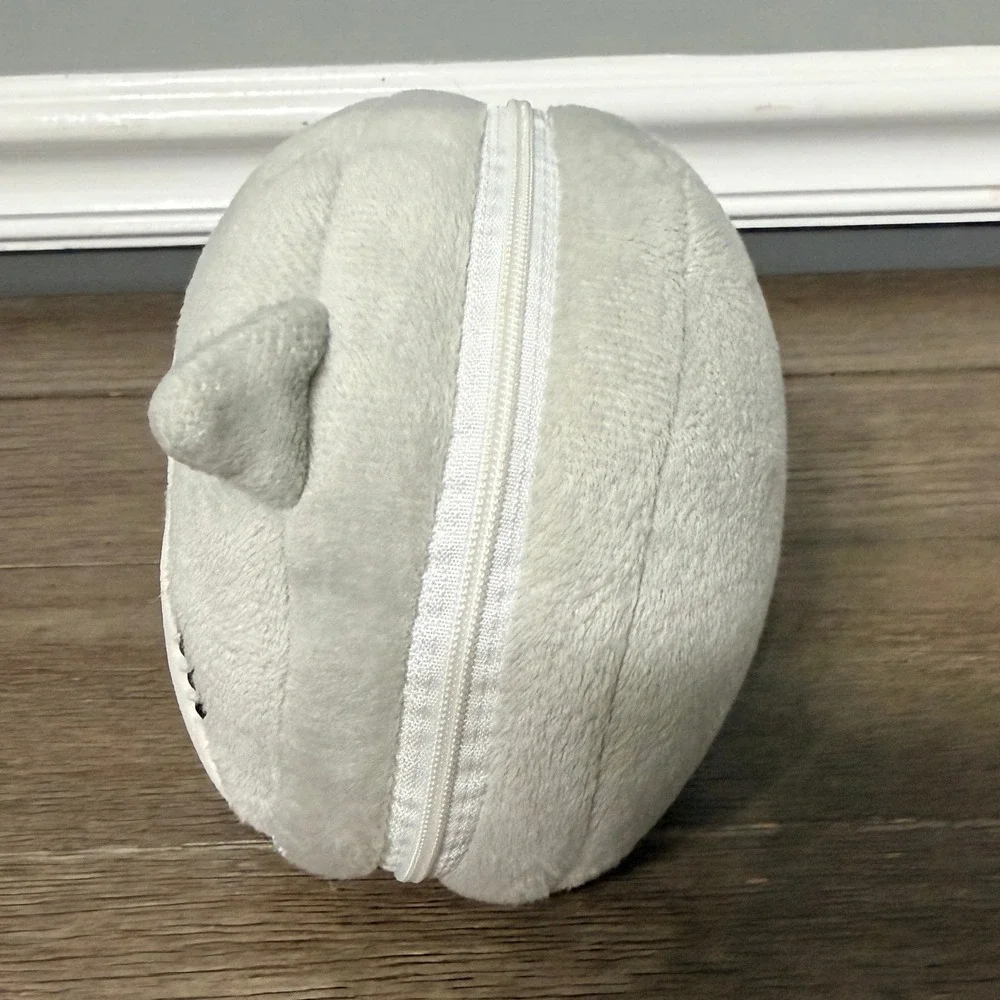 Flying Tiger Copenhagen Shark Plush Sleep‎ Mask 2-in-1 Grey Stuffed Animal Toy